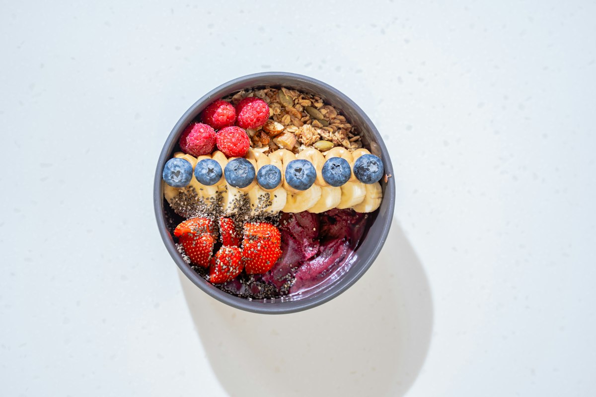 Colorful healthy vegetables and whole foods arranged on a table