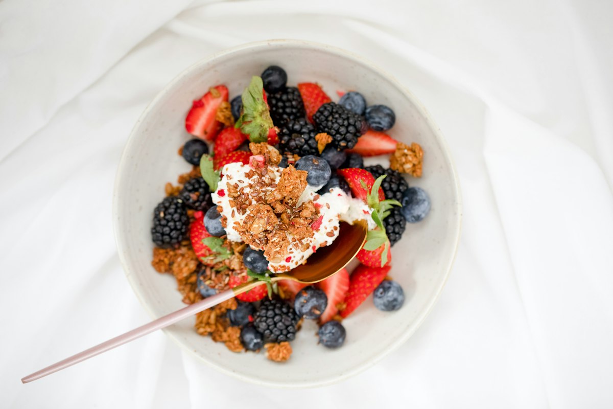 Healthy fats including olive oil, avocado and nuts